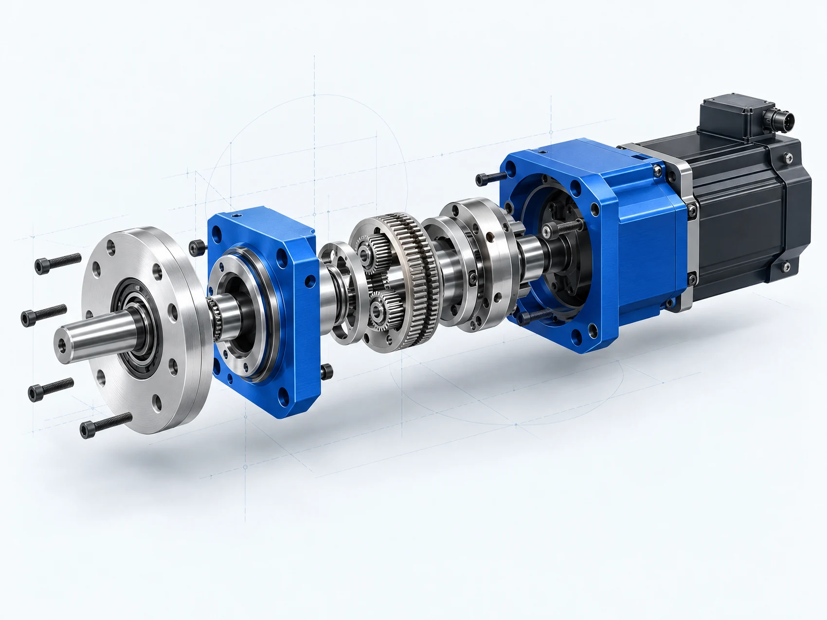 Conceptual mechanical reference; not produced in Unit CAD